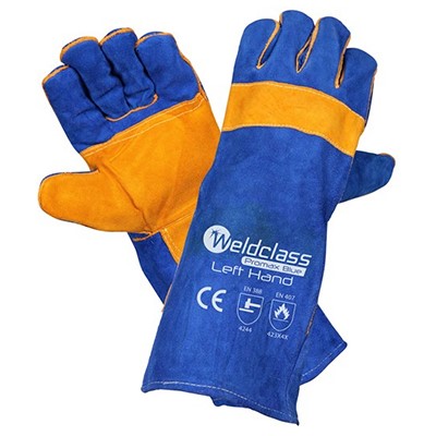 WELDCLASS GLOVES-WELDING PROMAX BLUE LEFT-HAND